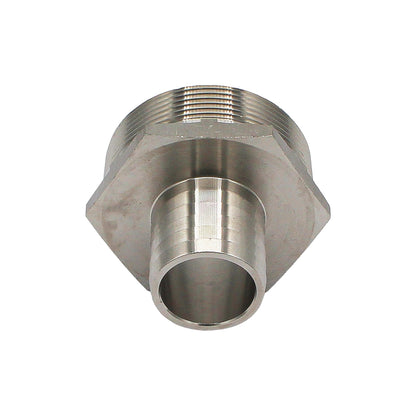 Stainless Steel Fitting - 2" Male NPT X 1 1/4" OD Barb