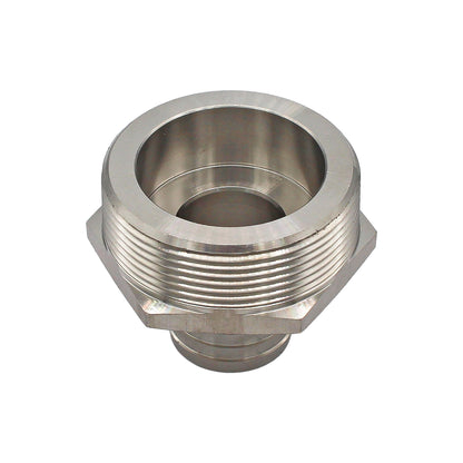 Stainless Steel Fitting - 2" Male NPT X 1 1/4" OD Barb