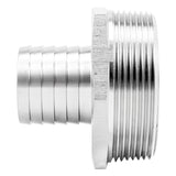 Stainless Steel Fitting - 2" Male NPT X 1 1/4" OD Barb