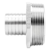 Stainless Steel Fitting - 2" Male NPT X 1 1/4" OD Barb