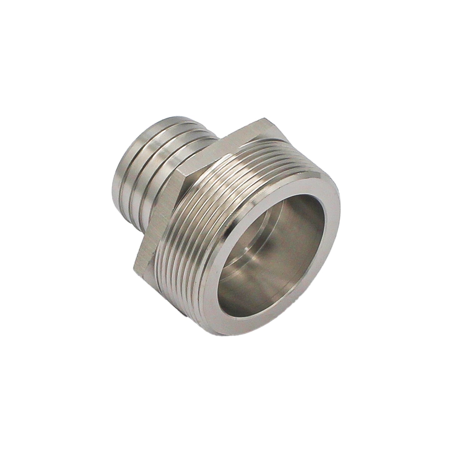 Stainless Steel Fitting - 2" Male NPT X 1 1/2" OD Barb