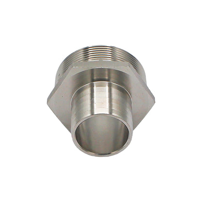 Stainless Steel Fitting - 2" Male NPT X 1 1/2" OD Barb