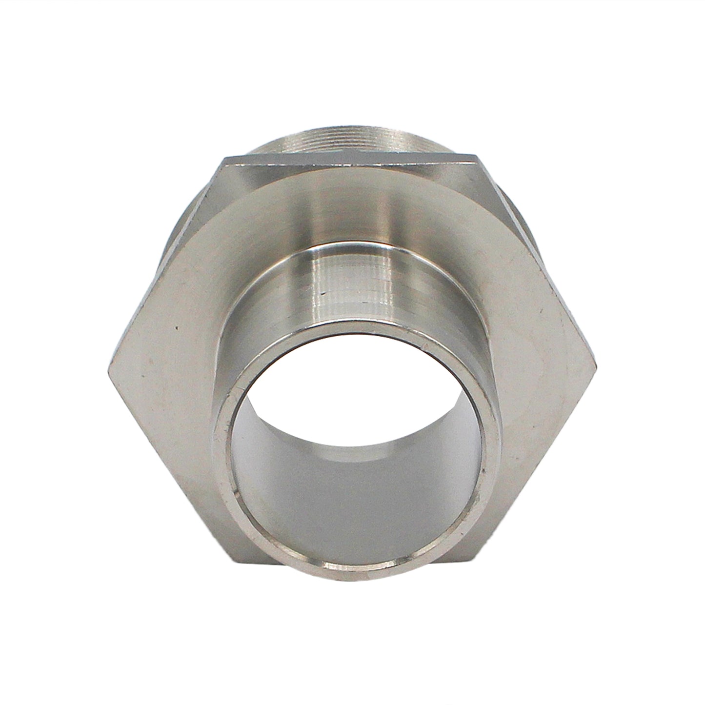 Stainless Steel Fitting - 2" Male NPT X 1 1/2" OD Barb