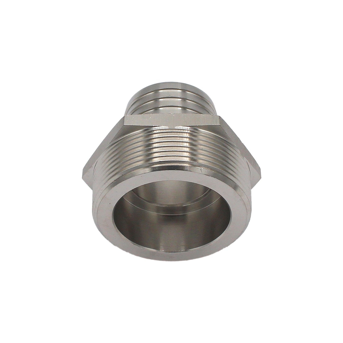 Stainless Steel Fitting - 2" Male NPT X 1 1/2" OD Barb