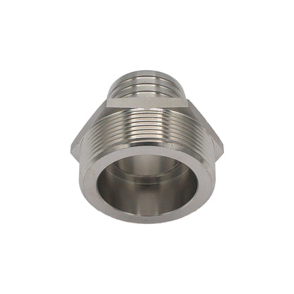 Stainless Steel Fitting - 2" Male NPT X 1 1/2" OD Barb