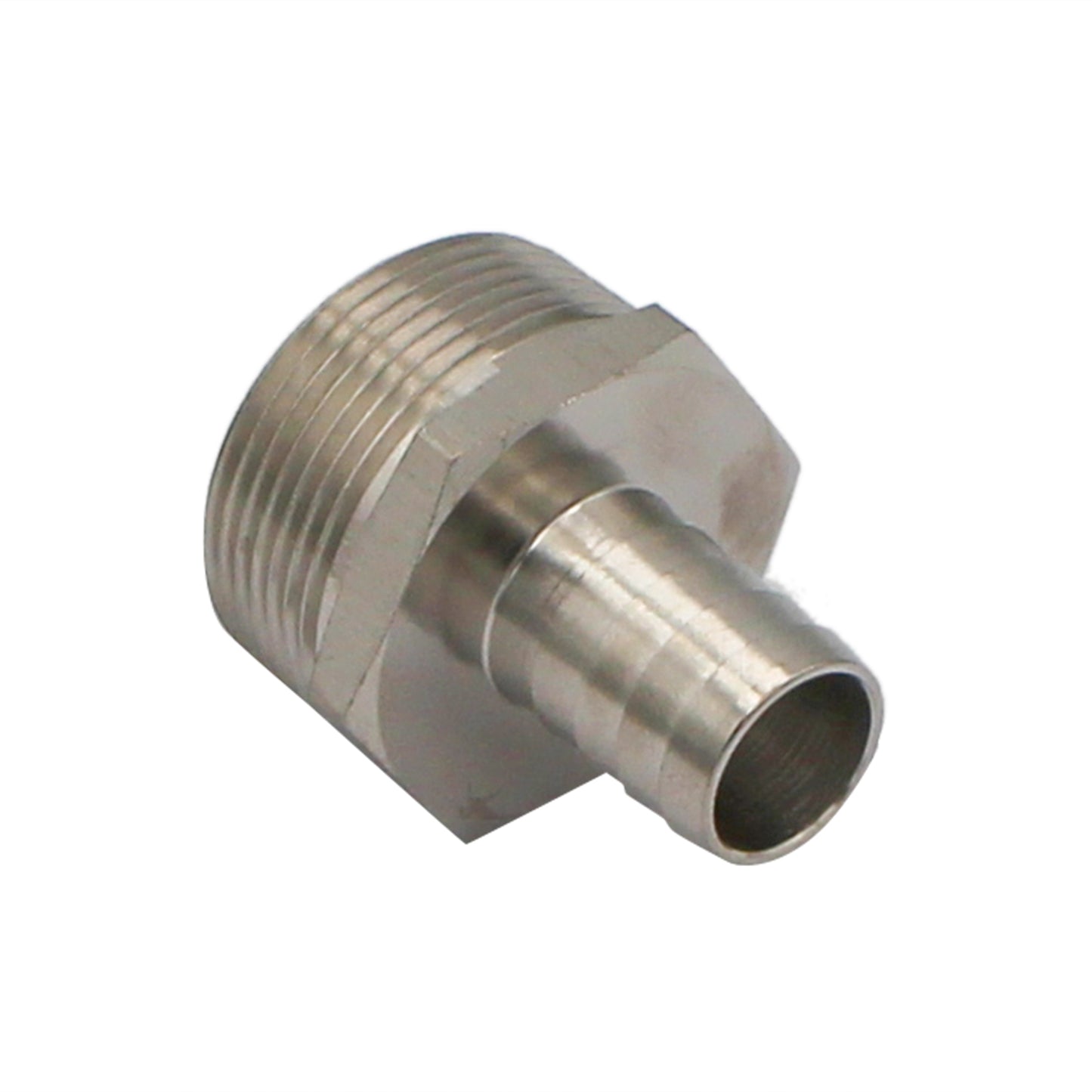 Stainless Steel Fitting - 1 1/4" Male NPT X 3/4" OD Barb