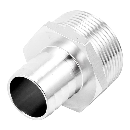Stainless Steel Fitting - 1 1/4" Male NPT X 1" OD Barb