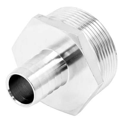 Stainless Steel 3/4" Barbed Fitting - 1 1/2" Male NPT