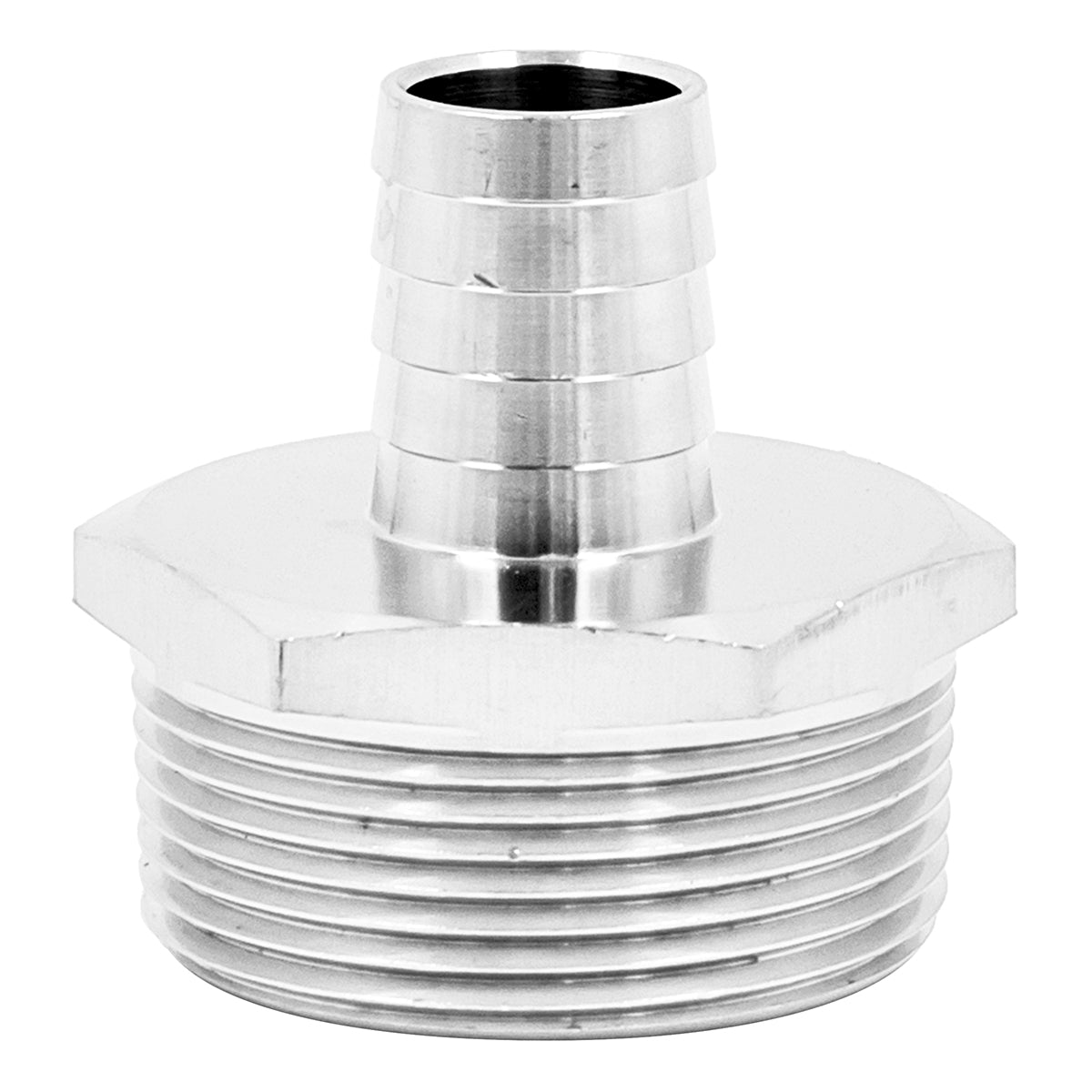Stainless Steel Fitting - 1 1/2" Male NPT X 3/4" OD Barb -  Canuck Homebrew Supply, Canada