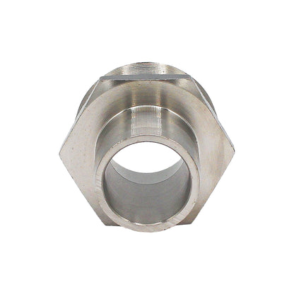 Stainless Steel Fitting - 1 1/2" Male NPT X 1 1/4" OD Barb
