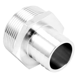 Stainless Steel Fitting - 1 1/2" Male NPT X 1 1/4" OD Barb