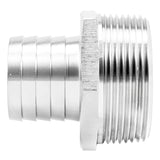 Stainless Steel Fitting - 1 1/2" Male NPT X 1 1/4" OD Barb