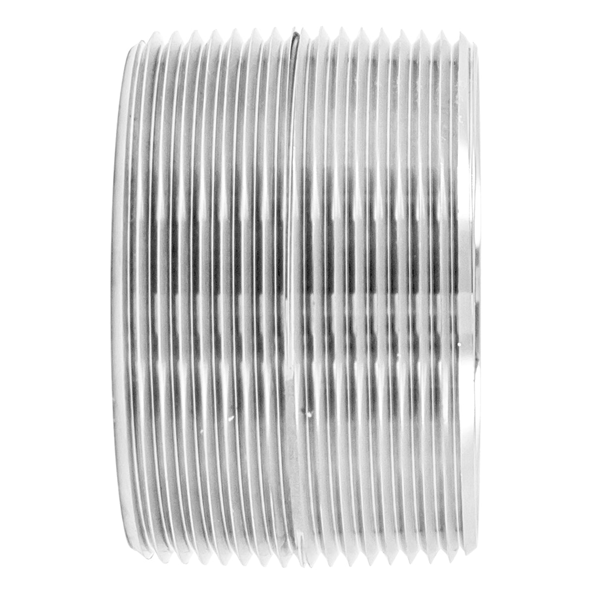 Stainless Steel Close Nipple - 2" Male NPT (1.5") -  Canuck Homebrew Supply, Canada