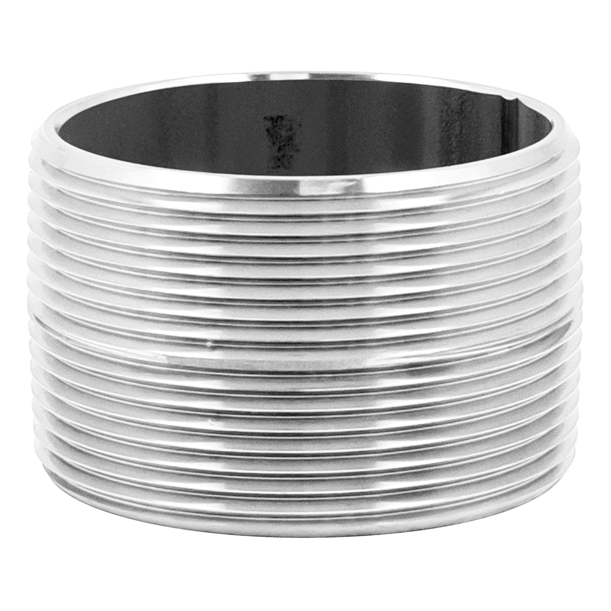 Stainless Steel Close Nipple - 2" Male NPT (1.5") -  Canuck Homebrew Supply, Canada