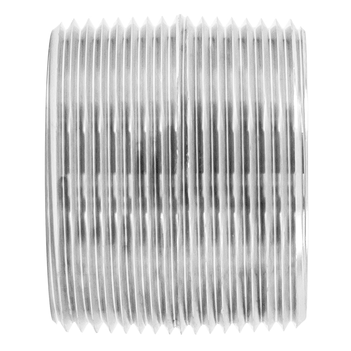 Stainless Steel Close Nipple - 1 1/2" Male NPT (1.5") -  Canuck Homebrew Supply, Canada
