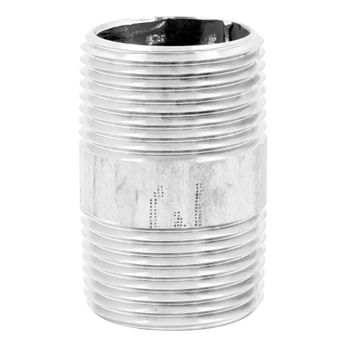 Stainless Steel Nipple - 1" Male NPT (2") -  Canuck Homebrew Supply, Canada