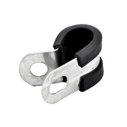 Stainless Steel EPDM Cushioned Insulated P-Clamp (12mm | Approx. 15/32")
