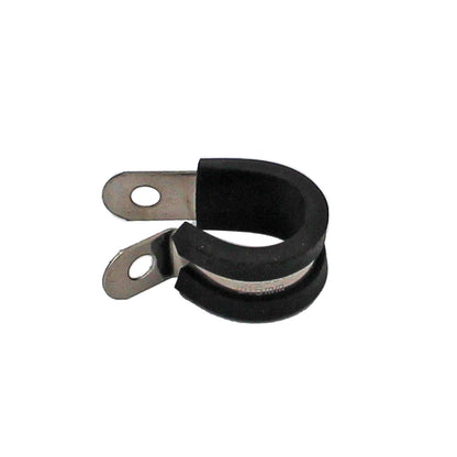 Stainless Steel EPDM Cushioned Insulated P-Clamp (Approx. 5/8"  | 16mm)