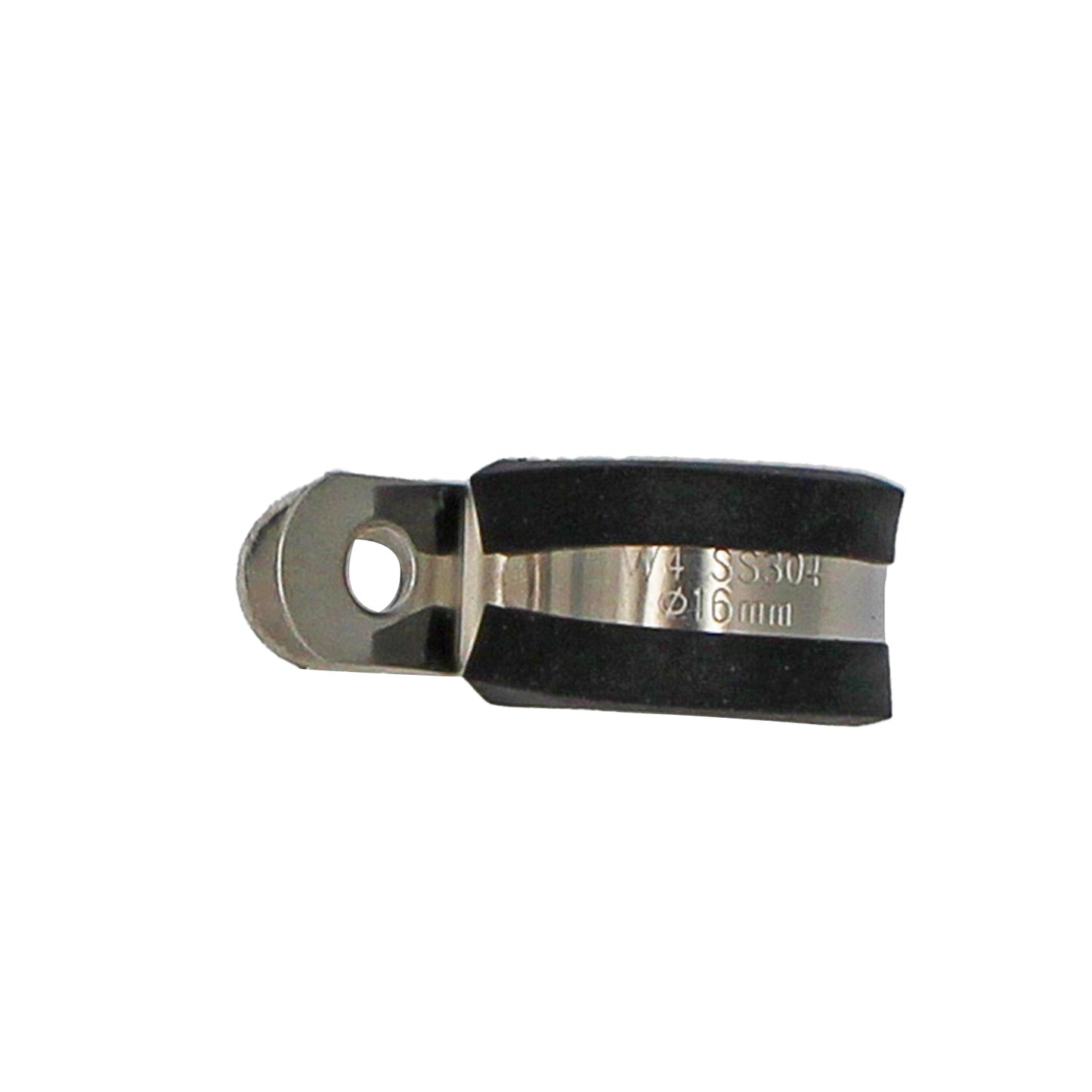Stainless Steel EPDM Cushioned Insulated P-Clamp (Approx. 5/8"  | 16mm)