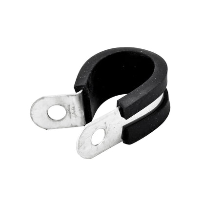 Stainless Steel EPDM Cushioned Insulated P-Clamp (Approx. 5/8"  | 16mm)