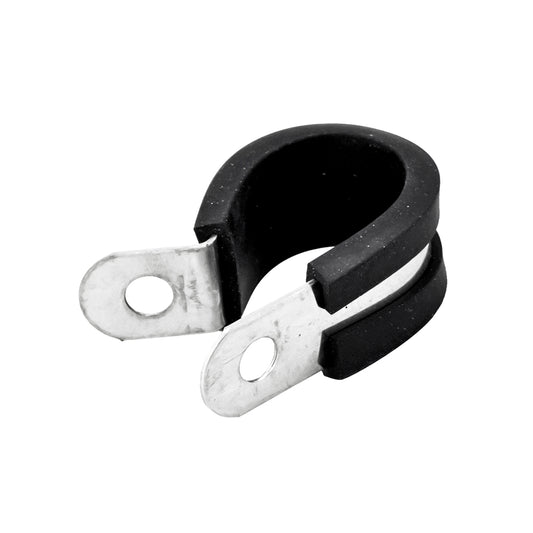 Stainless Steel EPDM Cushioned Insulated P-Clamp (Approx. 5/8"  | 16mm)