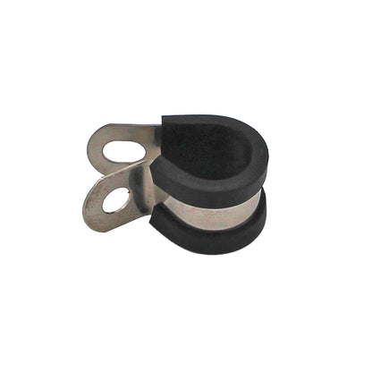 Stainless Steel EPDM Cushioned Insulated P-Clamp (Approx. 23/32" | 18mm)