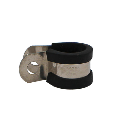 Stainless Steel EPDM Cushioned Insulated P-Clamp (Approx. 23/32" | 18mm)