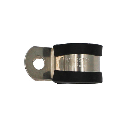 Stainless Steel EPDM Cushioned Insulated P-Clamp (Approx. 23/32" | 18mm)