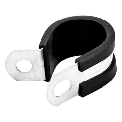 Stainless Steel EPDM Cushioned Insulated P-Clamp (24mm | Approx. 1")