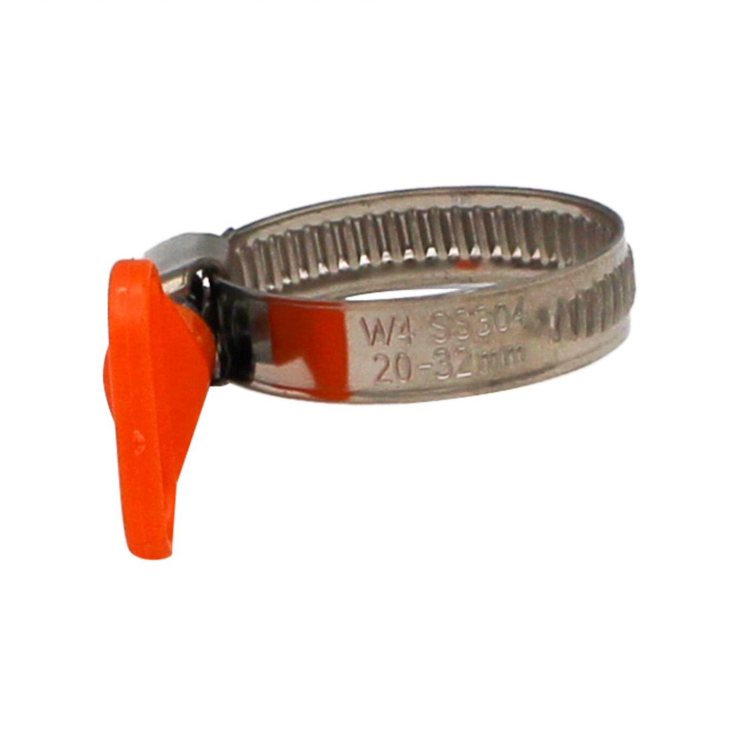 Stainless Steel Easy-Turn (Butterfly) Hose Clamp (30mm - 32mm | Approx. 1 3/16")