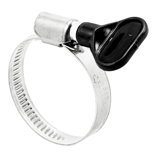Stainless Steel Easy-Turn (Butterfly) Hose Clamp (25mm - 40mm | Approx. 1 19/32")