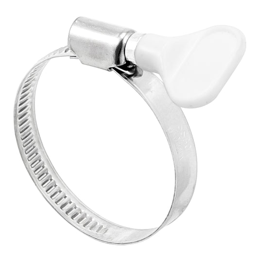 Stainless Steel Easy-Turn (Butterfly) Hose Clamp (32mm - 50mm | Approx. 1 9/32")