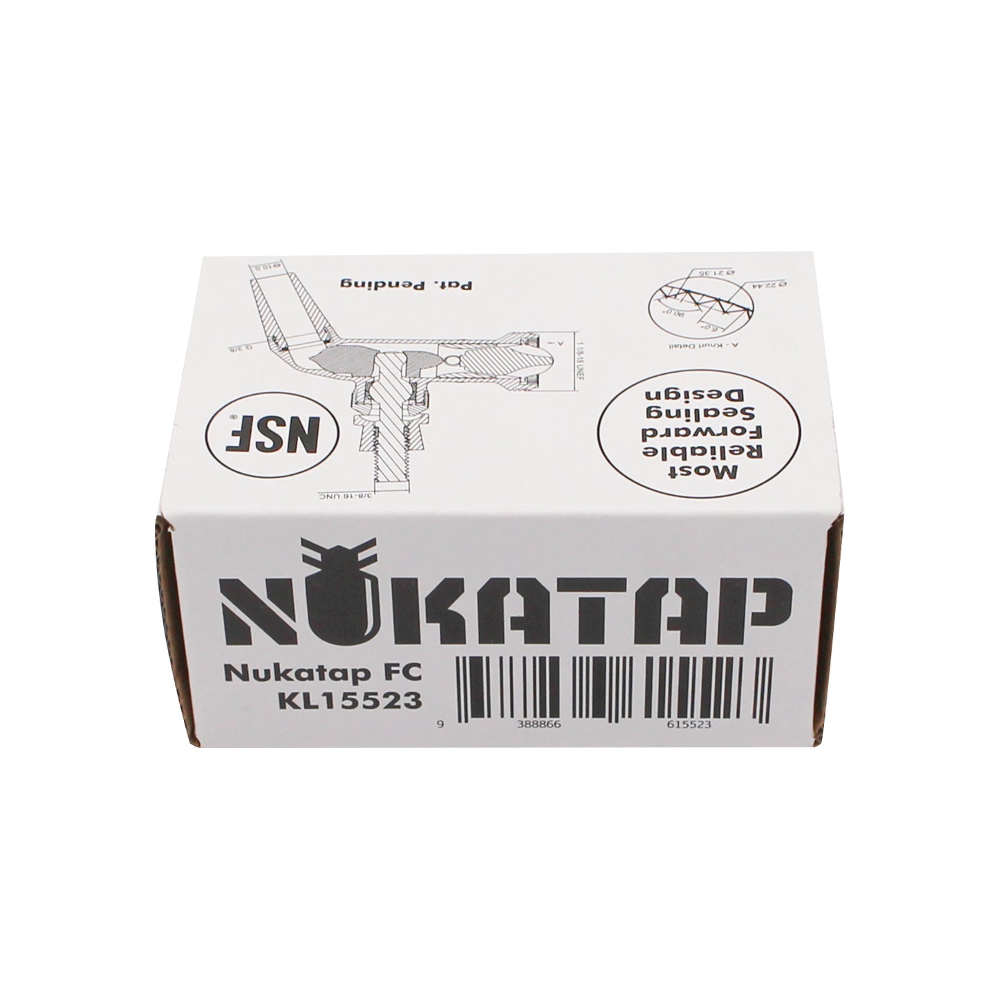 Nukatap Stainless Steel Flow Control Beer Faucet | Gen 2