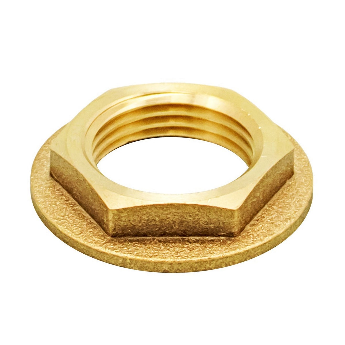 Kegland Brass Flanged Shank Lock Nut - 5/8" BSP