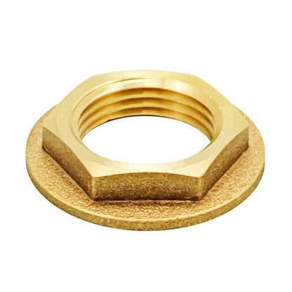 Kegland Brass Flanged Shank Lock Nut - 5/8" BSP