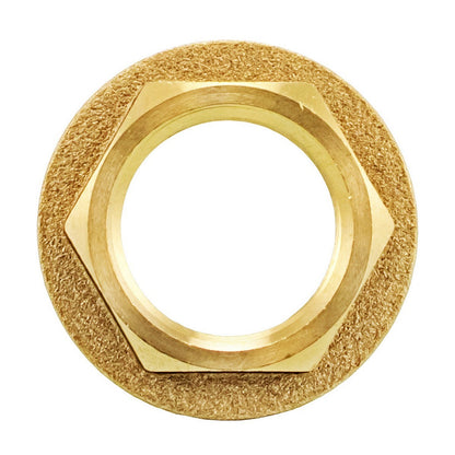 Kegland Brass Flanged Shank Lock Nut - 5/8" BSP