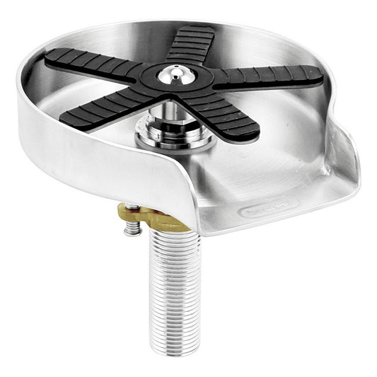 Kegland Stainless Steel Auto Spray Glass Rinser - 5 1/8" X 4 5/8" X 1"