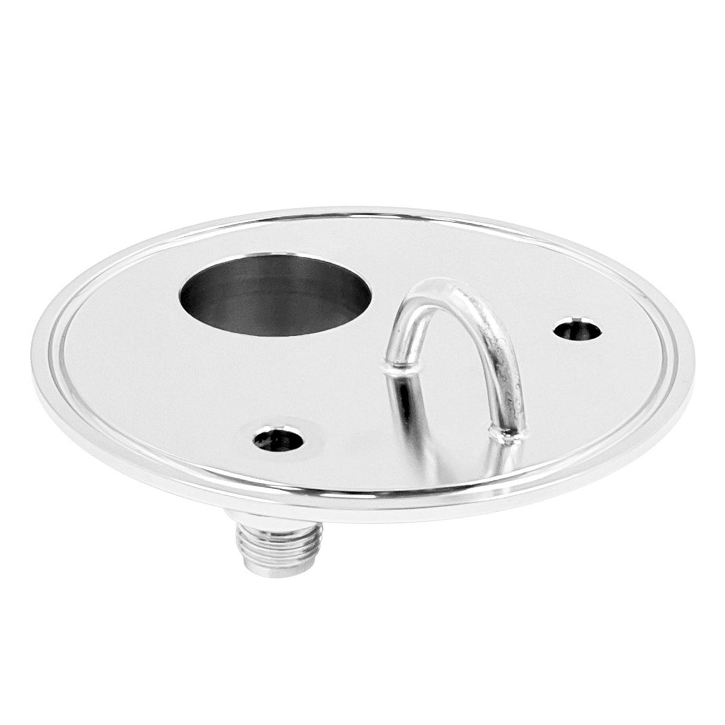 BrewBuilt 4" Tri Clamp End Cap With Boddy - Tri Clover Sanitary Stainless Steel Fitting