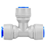 Duotight Food Grade Plastic (Push-In) Thermowell Tee - 3/8" (9.5mm)