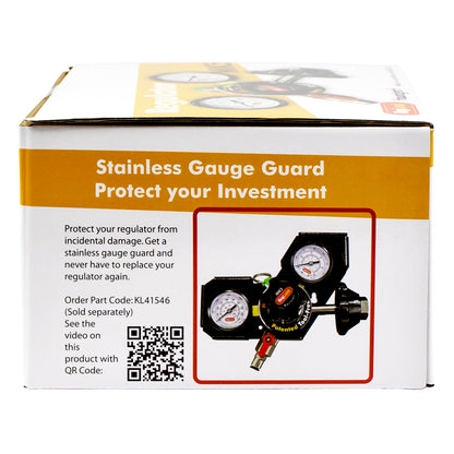Kegland Multi-Gas 1-Way Primary Co2 Tool-Free Regulator (100 PSI, 4500 PSI) - 5/16" (8mm) [MK5] -  Canuck Homebrew Supply, Canada