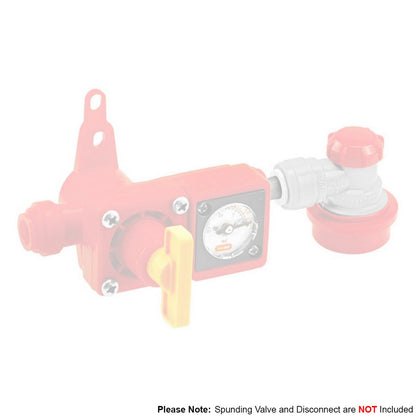 Kegland Duotight Rigid Polypropylene Joiner - 1/4" ID (6.35mm) X 5/16" OD (8mm) (2")