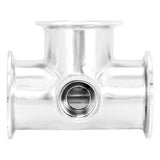 Kegland Modular 76 Series Stainless Steel Tri-Clover Tee With BSP Port - 2" TC | 3/4" Female BSP