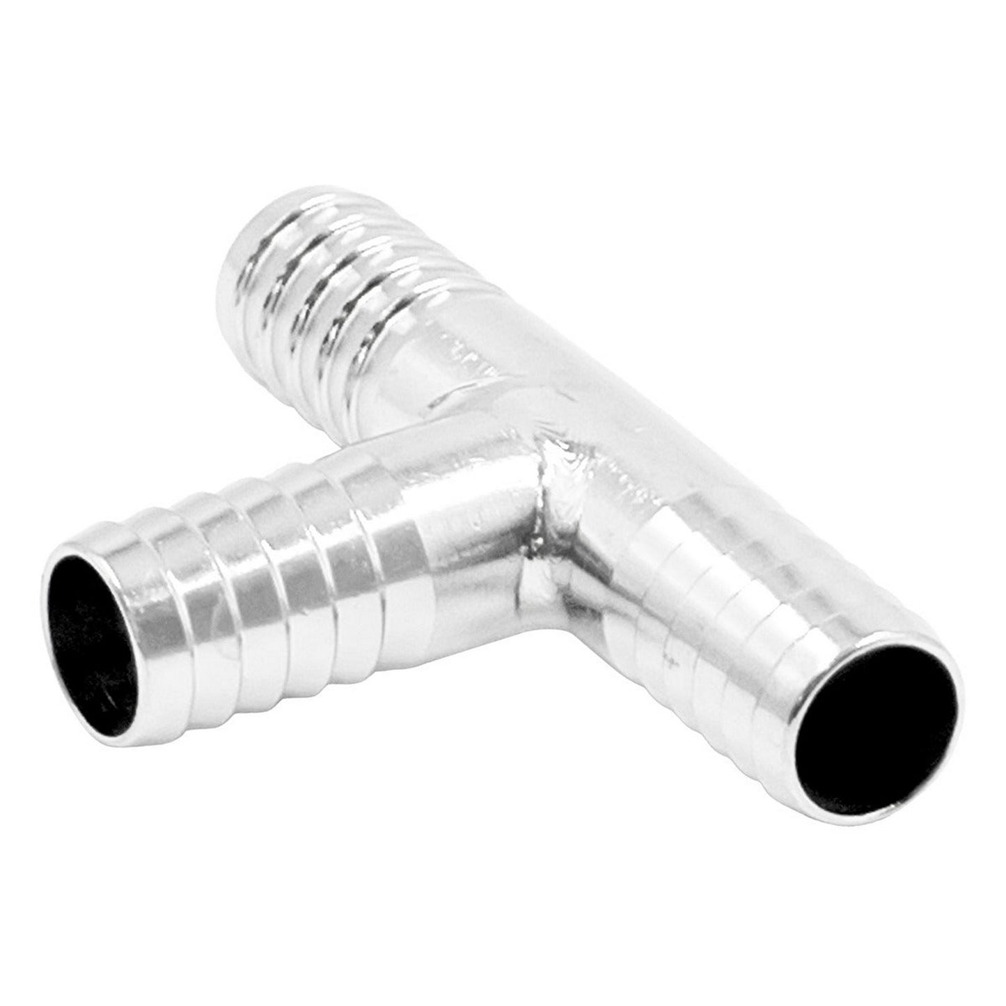 Kegland Stainless Steel Barbed Hose Splicer Tee - 10mm