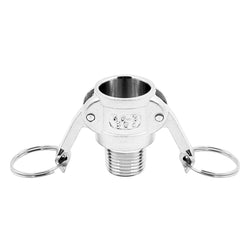 BrewZilla Stainless Steel Female Camlock Fitting - 1/2" Cam. X 1/2" Male BSP (Type B)