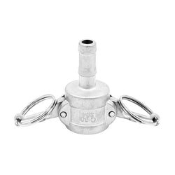 BrewZilla Stainless Steel Female Camlock Fitting - 1/2" Cam. X 1/2" OD Barb (Type C)