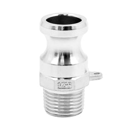 BrewZilla Stainless Steel Male Camlock Fitting - 1/2" Cam. X 1/2" Male BSP (Type F)