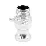 BrewZilla Stainless Steel Male Camlock Fitting - 1/2" Cam. X 1/2" Male BSP (Type F)