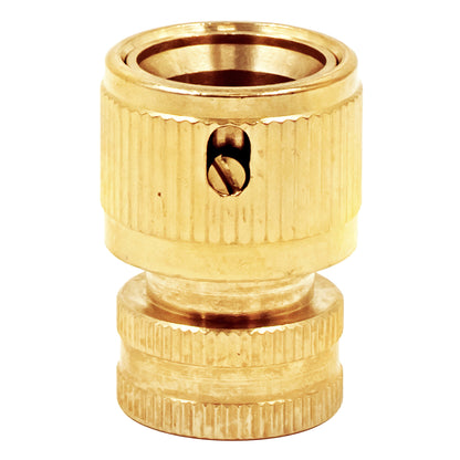 AlcoEngine Style Brass Fitting - 1/2" Female BSP X 1/2" Female QD