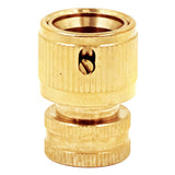 AlcoEngine Style Brass Fitting - 1/2" Female BSP X 1/2" Female QD