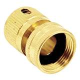 AlcoEngine Style Brass Fitting - 3/4" Female BSP X 1/2" Female QD